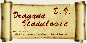 Dragana Vladulović vizit kartica
